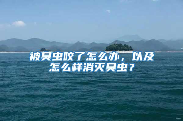 被臭虫咬了怎么办，以及怎么样消灭臭虫？