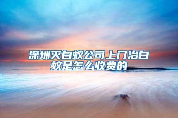 深圳灭白蚁公司上门治白蚁是怎么收费的